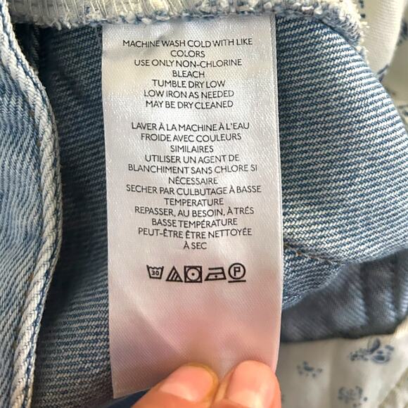 Anthropologie Pilcro Madi Denim Skirt Blue 2 - Picture 6 of 6